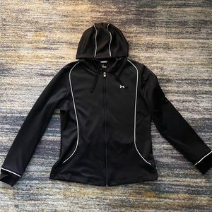 Under Armour black hooded jacket